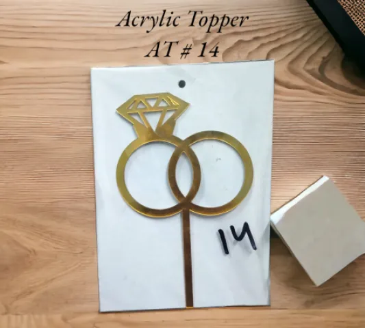 Acrylic Topper AT # 14 (Ring)