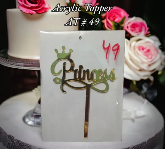 Acrylic Topper AT # 49 (Princess)