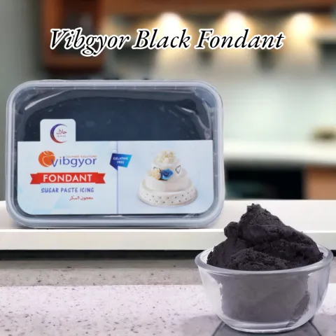 Vibgyor Black Fondant