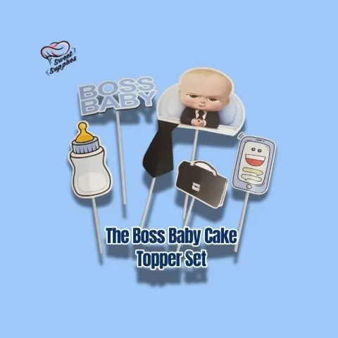 Boss Baby Cake Topper Set