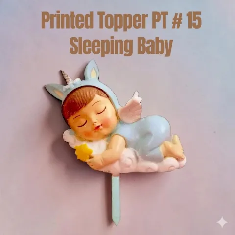 Printed Topper PT # 15 Sleeping Baby