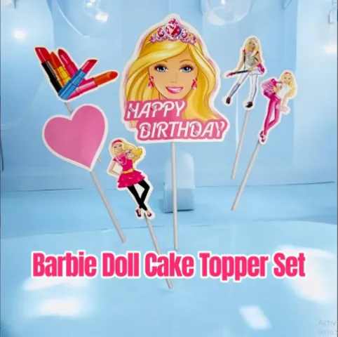 Barbie Doll Cake Topper Set