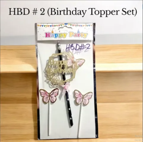 Birthday Topper Set | HBD # 2