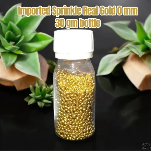 Imported Sprinkle Real Gold 30 gm bottle