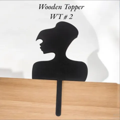 Wooden Topper WT # 2 (Girl)