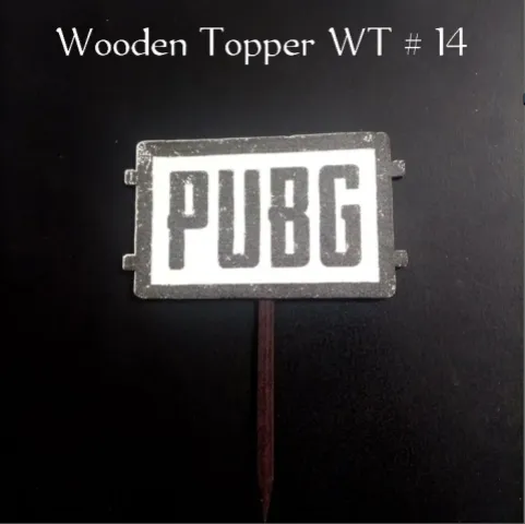 Wooden Topper WT # 14 (PUBG)