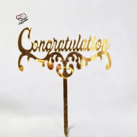 Acrylic Topper Congratulation | AT#402