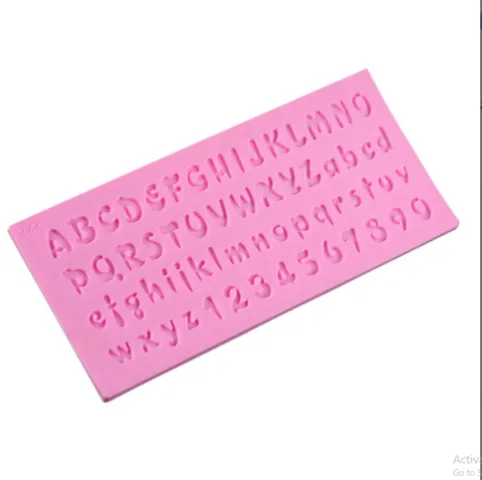 Silicone Mold (Alphabet) Item # 113