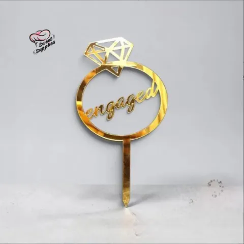 Acrylic Topper Engaged | AT#403