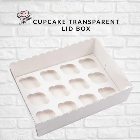 Cupcake Transparent Lid Box