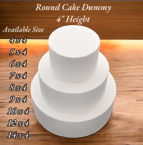 Cake Dummy 4″ Height