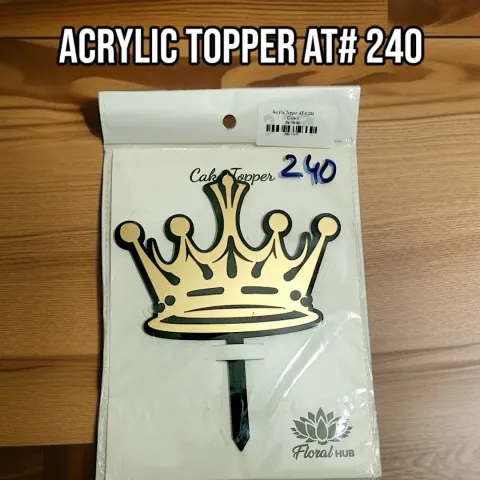 Acrylic Topper AT # 240 Crown