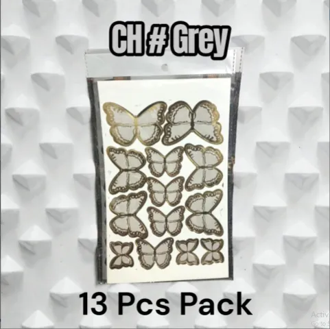 Grey Butterfly – 13 Pcs Pack