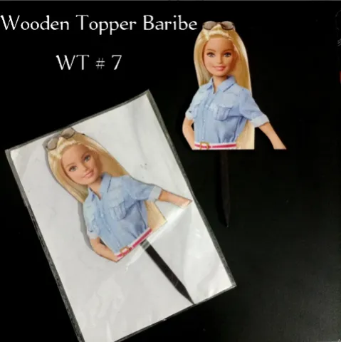 Wooden Topper WT # 7 (Barbie)