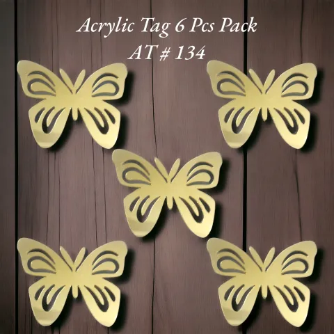 Acrylic Tag AT # 134 (Butterfly)