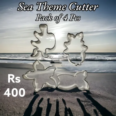 Sea Theme Cutter Pack of 4 Pcs