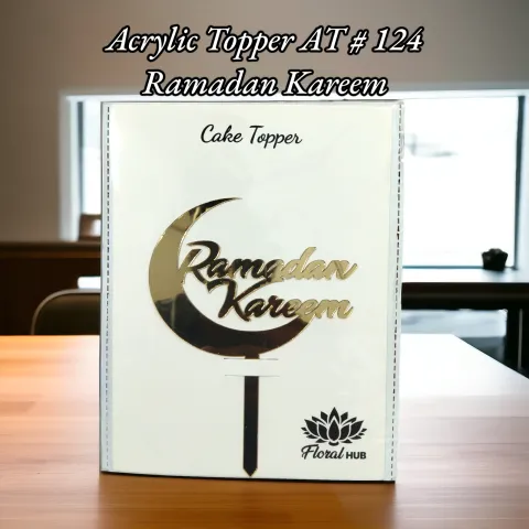 Acrylic Topper AT # 124 (Ramadan Kareem)