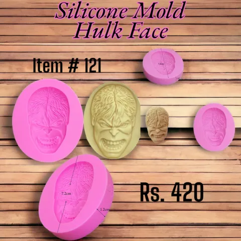 Hulk Face Mold (Item # 121)