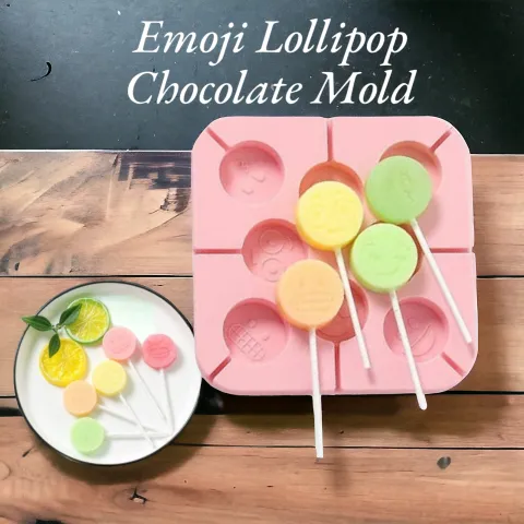 Emoji Lollipop Chocolate Mold