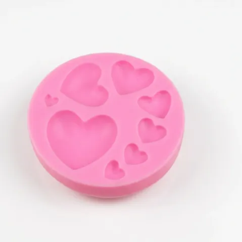 Silicone Mold Hearts | #208
