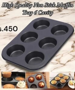 High Quality Non Stick Muffin Tray 6 Cavity