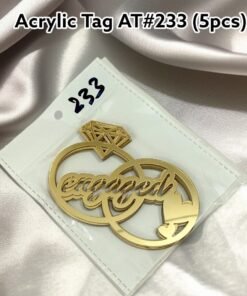 Acrylic Tag AT# 233 (5Pcs) Engaged