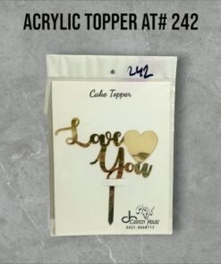 Acrylic Topper AT # 242 (Love You)