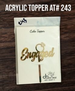 Acrylic Topper AT# 243 (Engaged)
