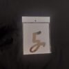 Acrylic Number Topper