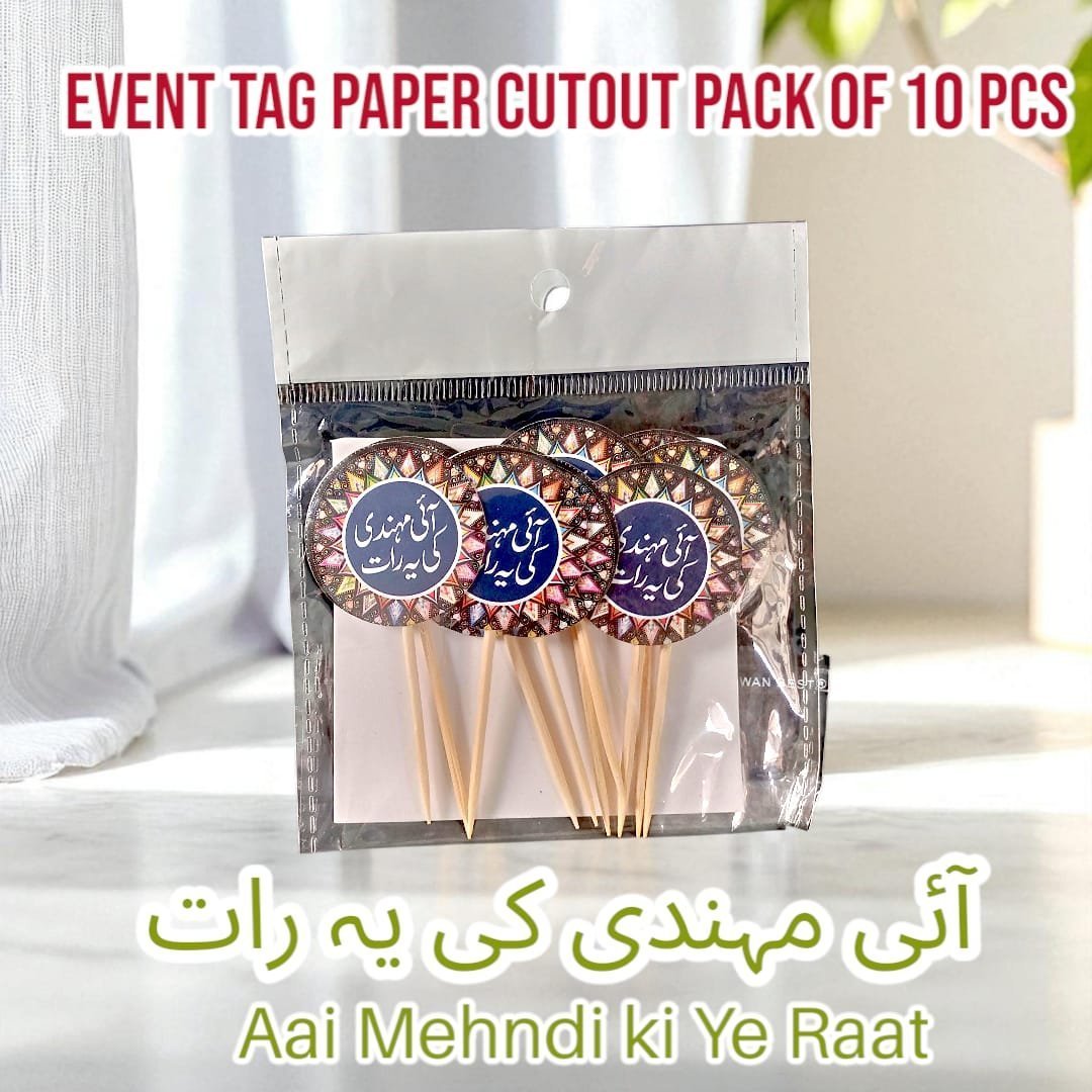 Event Tags (Pack of 10 pcs) - Image 8