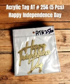 Acrylic Tag AT # 256 (4 Pcs) Happy Independence Day