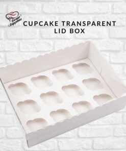 Cupcake transparent lid box