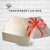 Transparent lid box