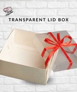 Transparent lid box