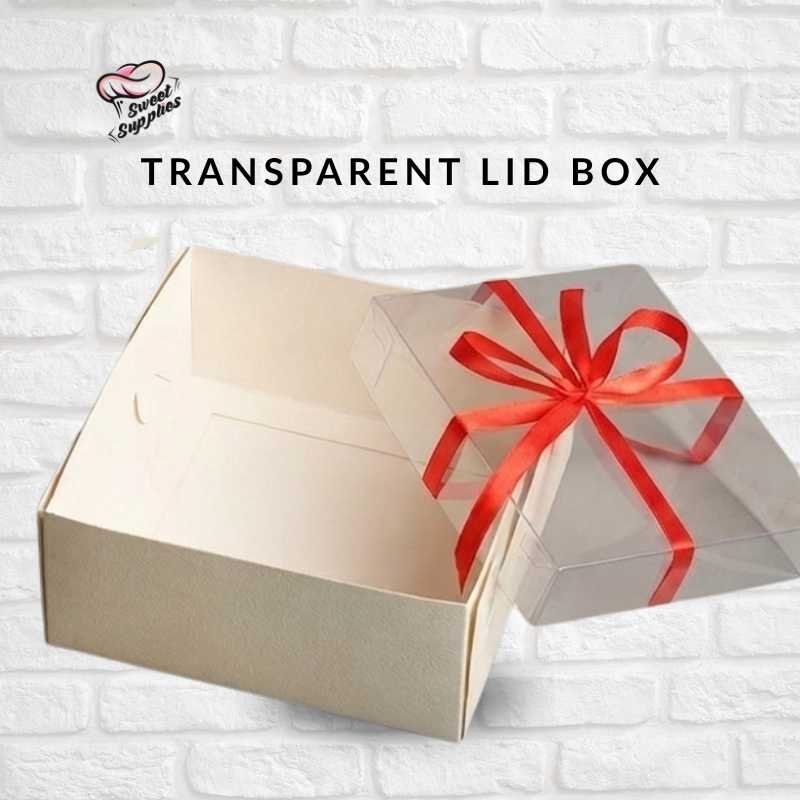 Transparent lid box