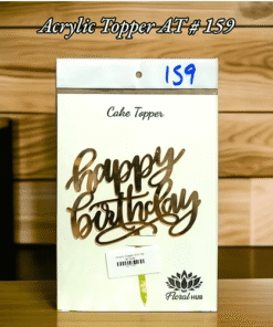 Acrylic Topper AT # 159 (Happy Birthday)
