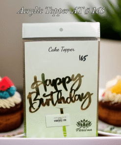 Acrylic Topper AT # 165 (Happy Birthday)