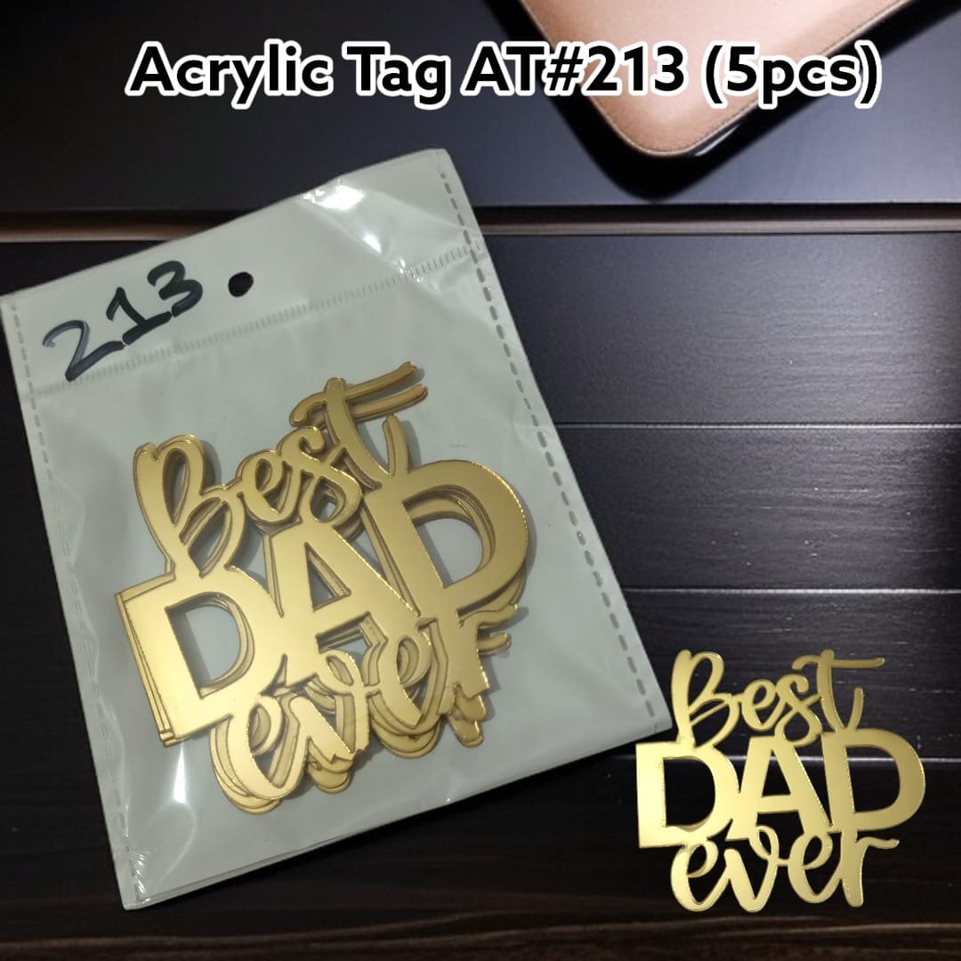 Acrylic Tag Father's Day
