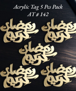 Acrylic Tag AT # 142 (Ramadan Kareem) (Urdu) (6pcs)