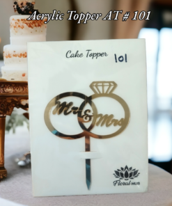 Acrylic Topper AT # 101 (Mr & Mrs)