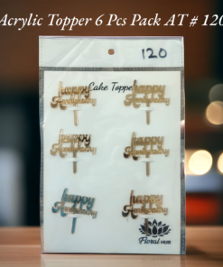 Acrylic Topper AT # 120 (Happy Anniversary) (6pcs)