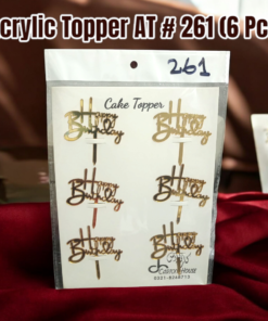 Acrylic Topper AT # 261 (6 Pcs)