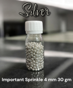 Alternative view of Imported Sprinkle Silver 4 mm  30 gm