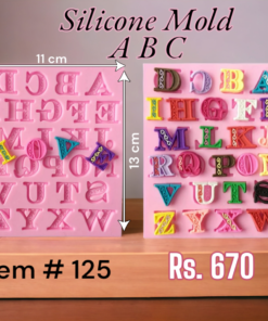 Alphabet Mold (Item # 125)