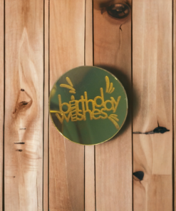 Acrylic Disc (Happy Birthday) (Bhai, Mom, Dad, Best Wishes)