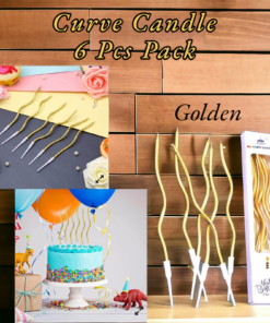 Curve Candle ( 6 Pcs Pack )