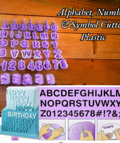 Alphabet, Number & Symbol Cutter Plastic