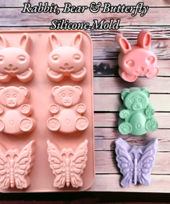 Rabbit, Bear & Butterfly Silicone Mold