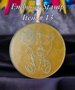 Embosser Stamp Item # 13 ( Teddy Bear )