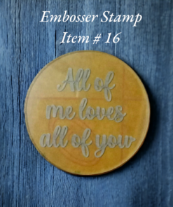 Embosser Stamp Item # 16